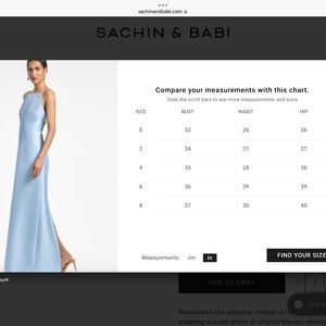 Sachin and Babi Evening Gown